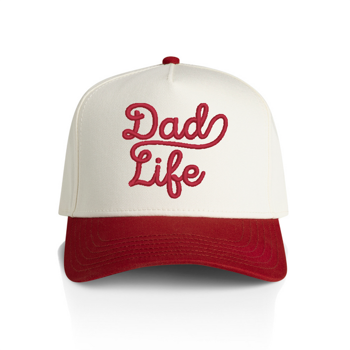 Dad Life Script Snapback Hat