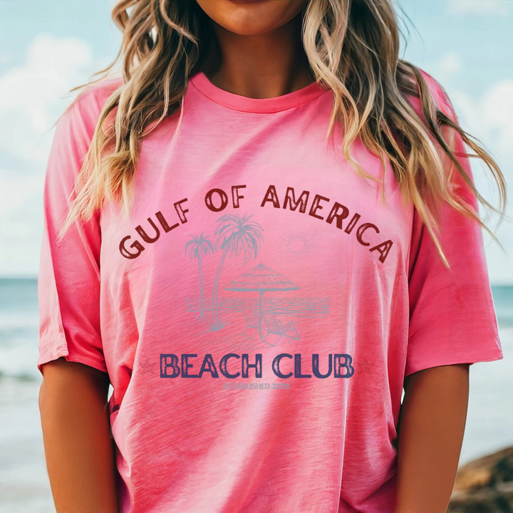 Gulf Of America Beach Club Tees