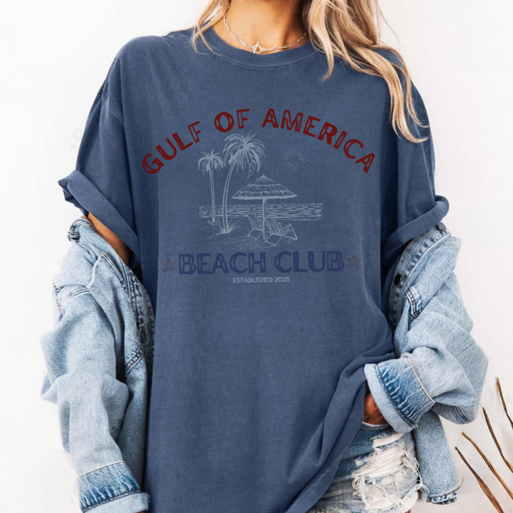 Gulf Of America Beach Club Tees
