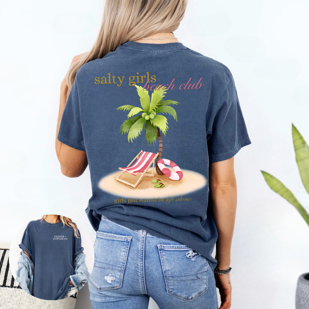 Salty Girls Beach Club Tees