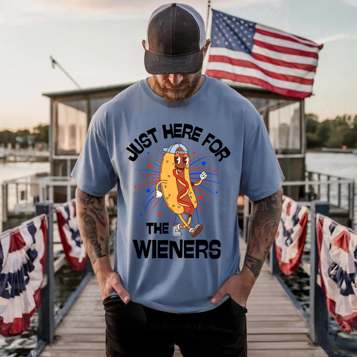 Just Here For The Wieners Tees