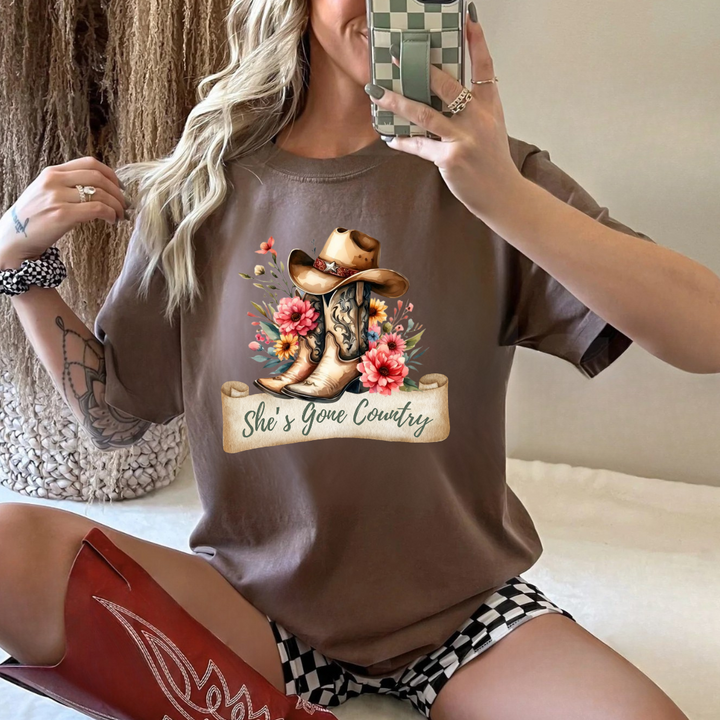 She's Gone Country Tees