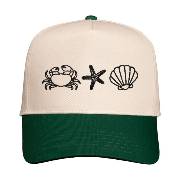 Beach Icons Snapback Hat