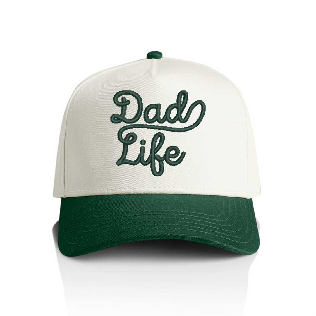 Dad Life Script Snapback Hat