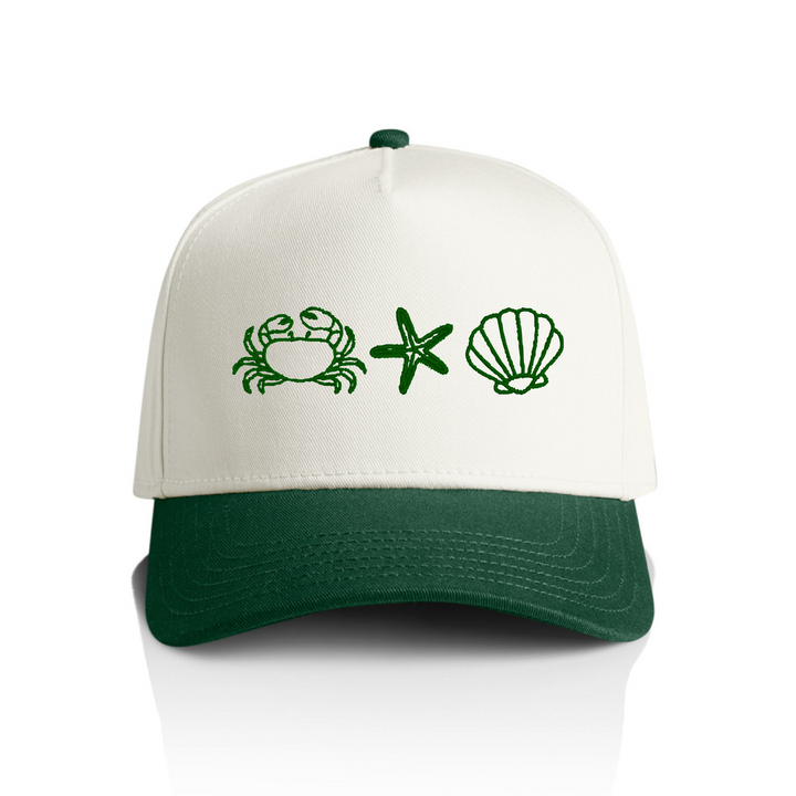 Beach Icons Snapback Hat