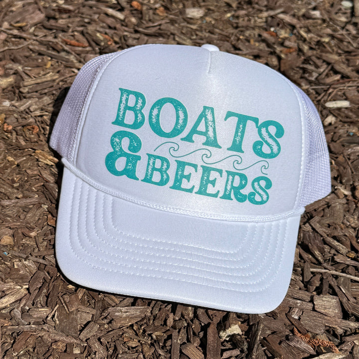 Boats & Beers Foam Snapback Hat