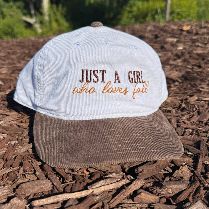Just A Girl Who Loves Fall Snapback Hat