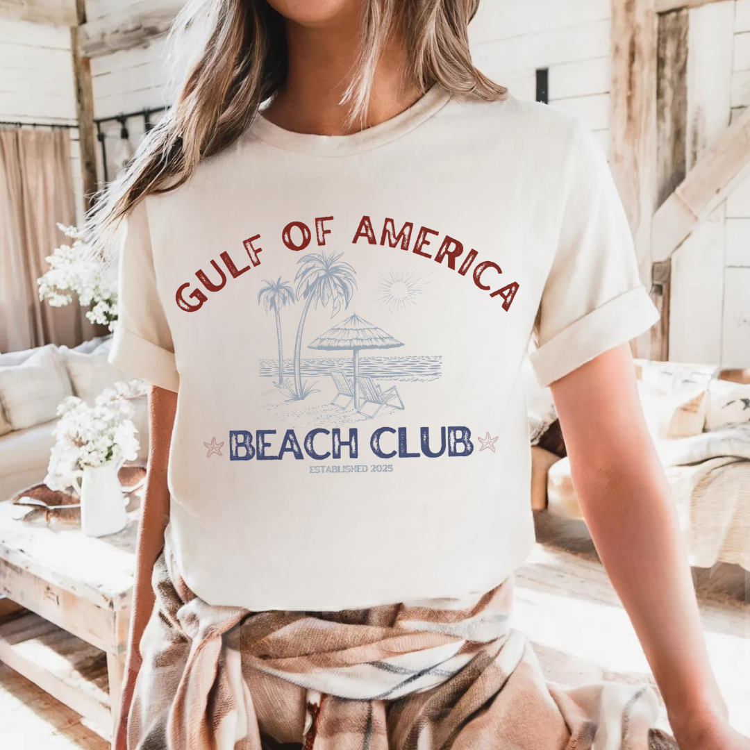 Gulf Of America Beach Club Tees