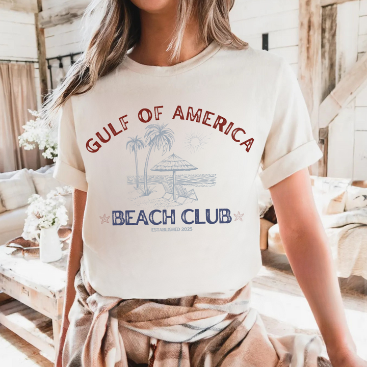 Gulf Of America Beach Club Tees