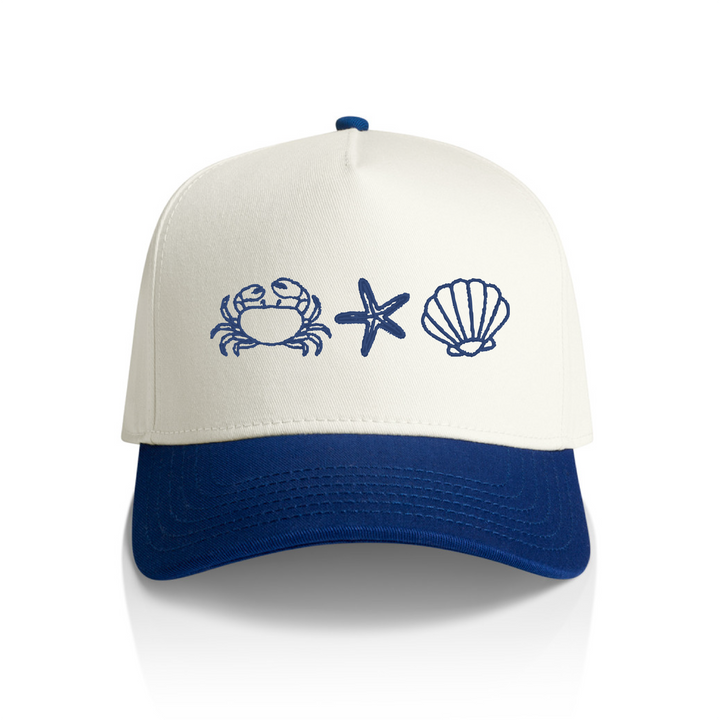 Beach Icons Snapback Hat
