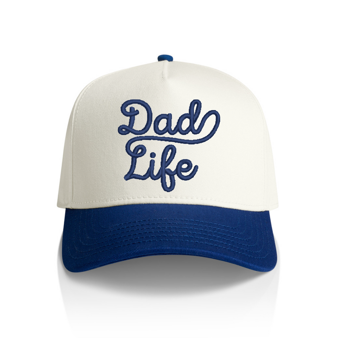 Dad Life Script Snapback Hat
