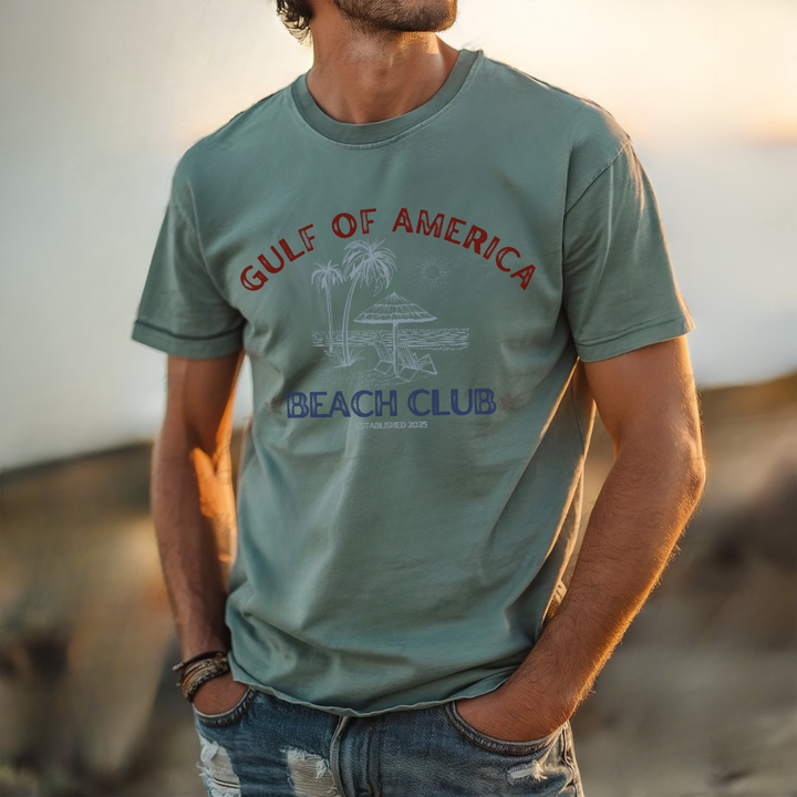 Gulf Of America Beach Club Tees