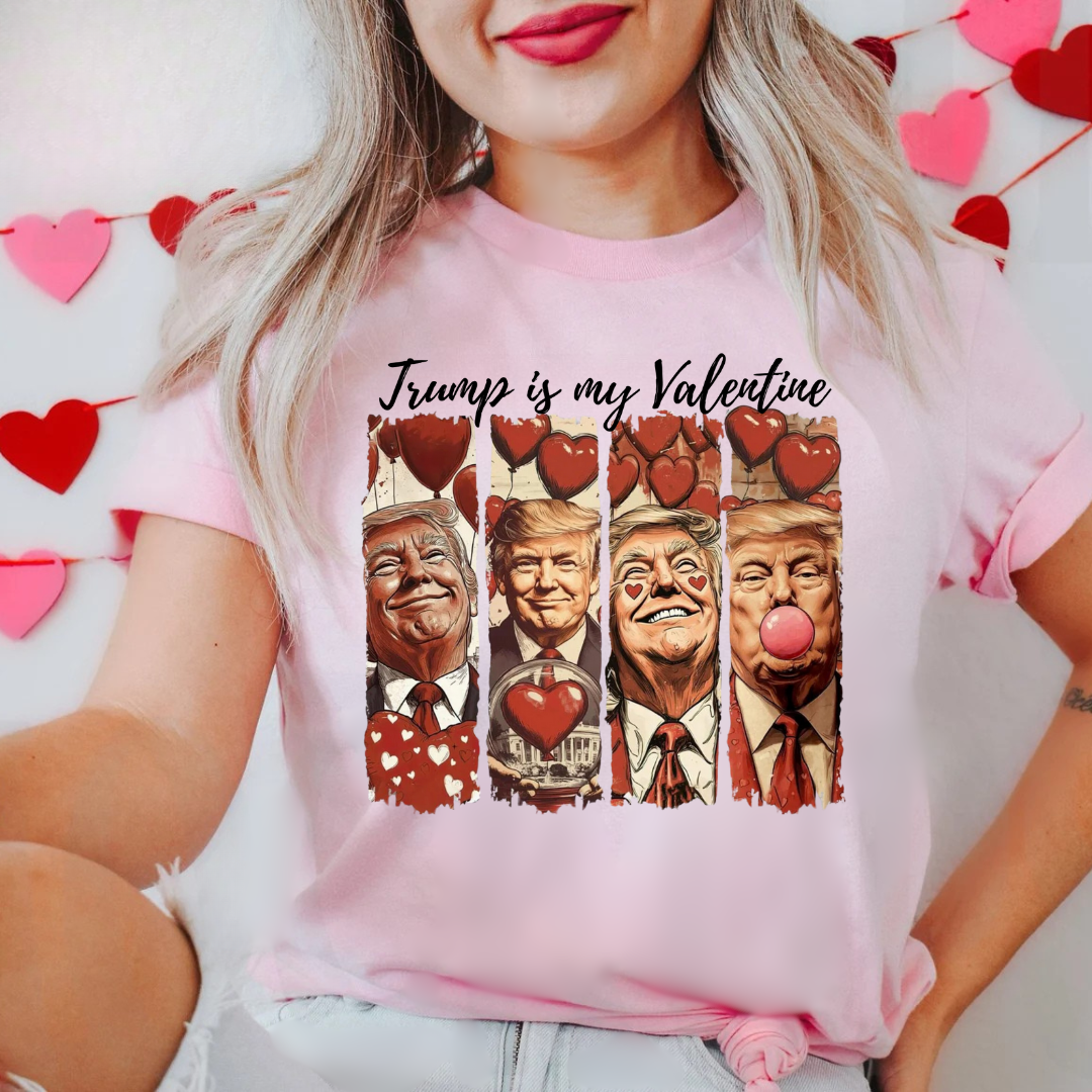 Over Print | Trump Is My Valentine Apparel