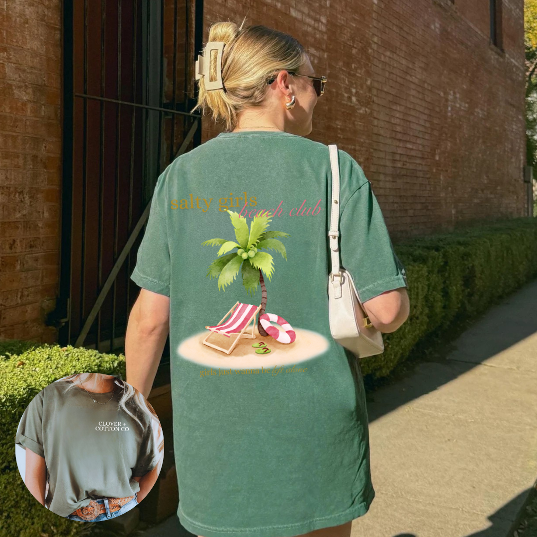 Salty Girls Beach Club Tees
