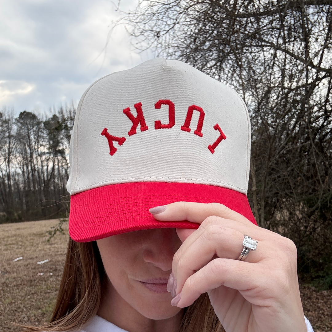 Lucky Upside Down Snapback Hat