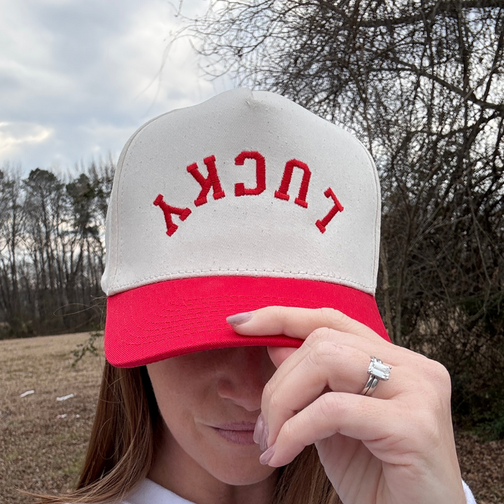 Lucky Upside Down Snapback Hat
