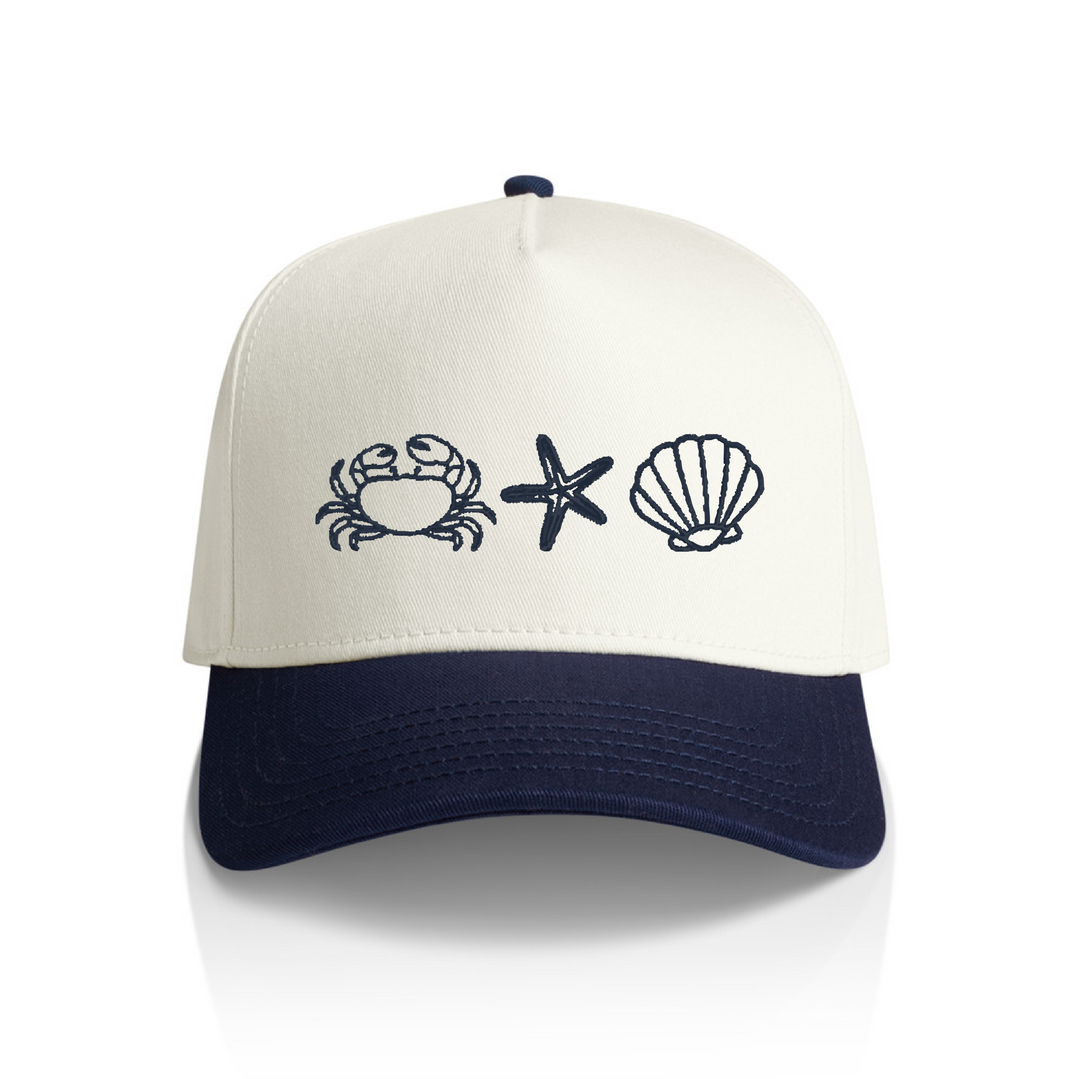 Beach Icons Snapback Hat