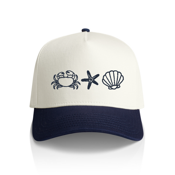 Beach Icons Snapback Hat