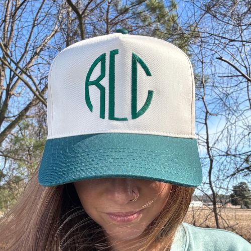 Monogram Snapback Hat