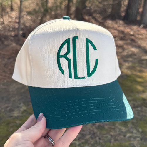Monogram Snapback Hat