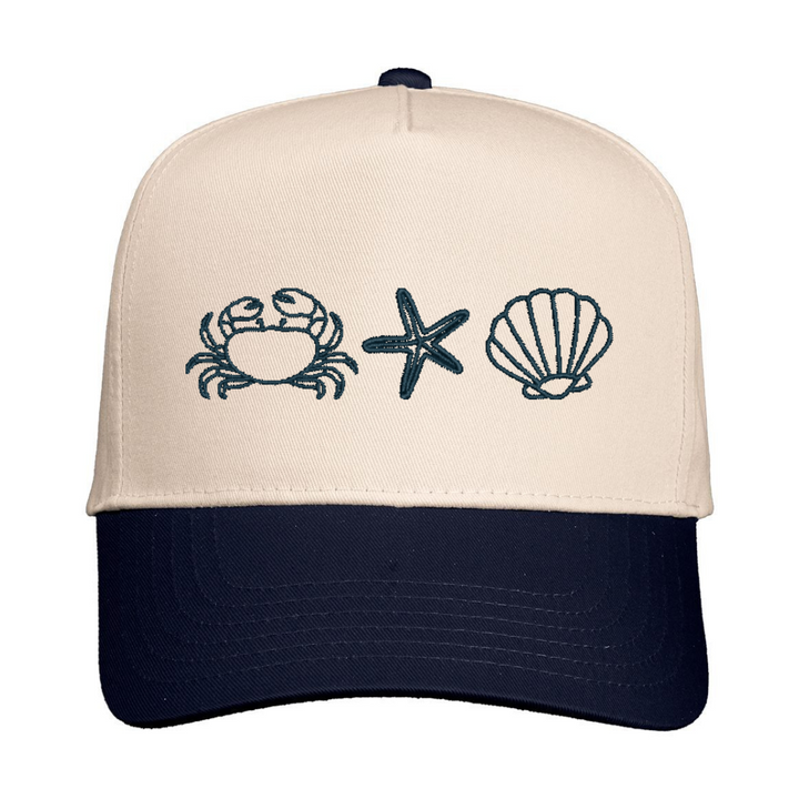 Beach Icons Snapback Hat