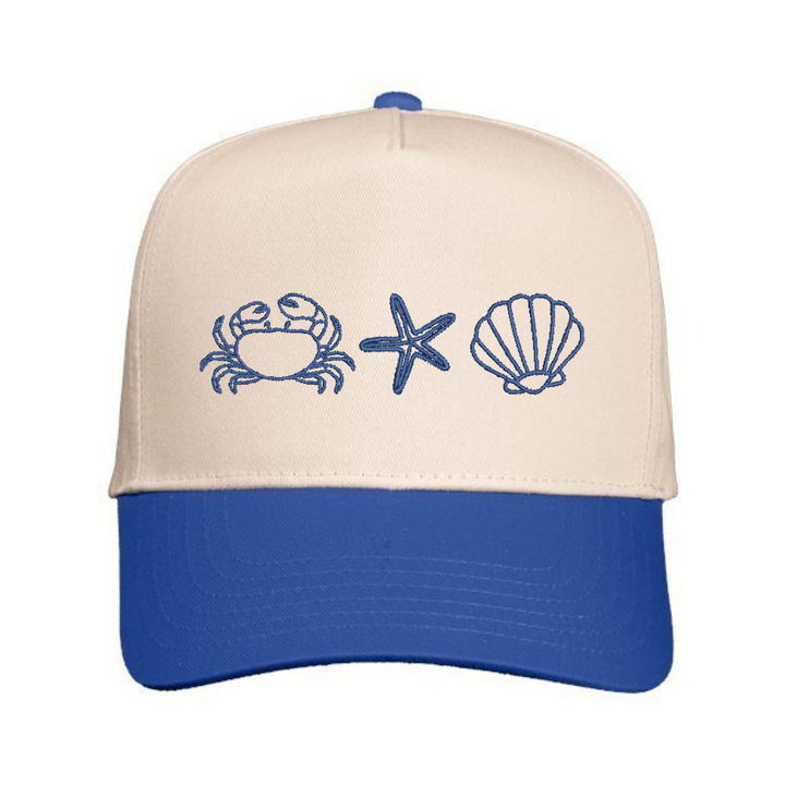 Beach Icons Snapback Hat