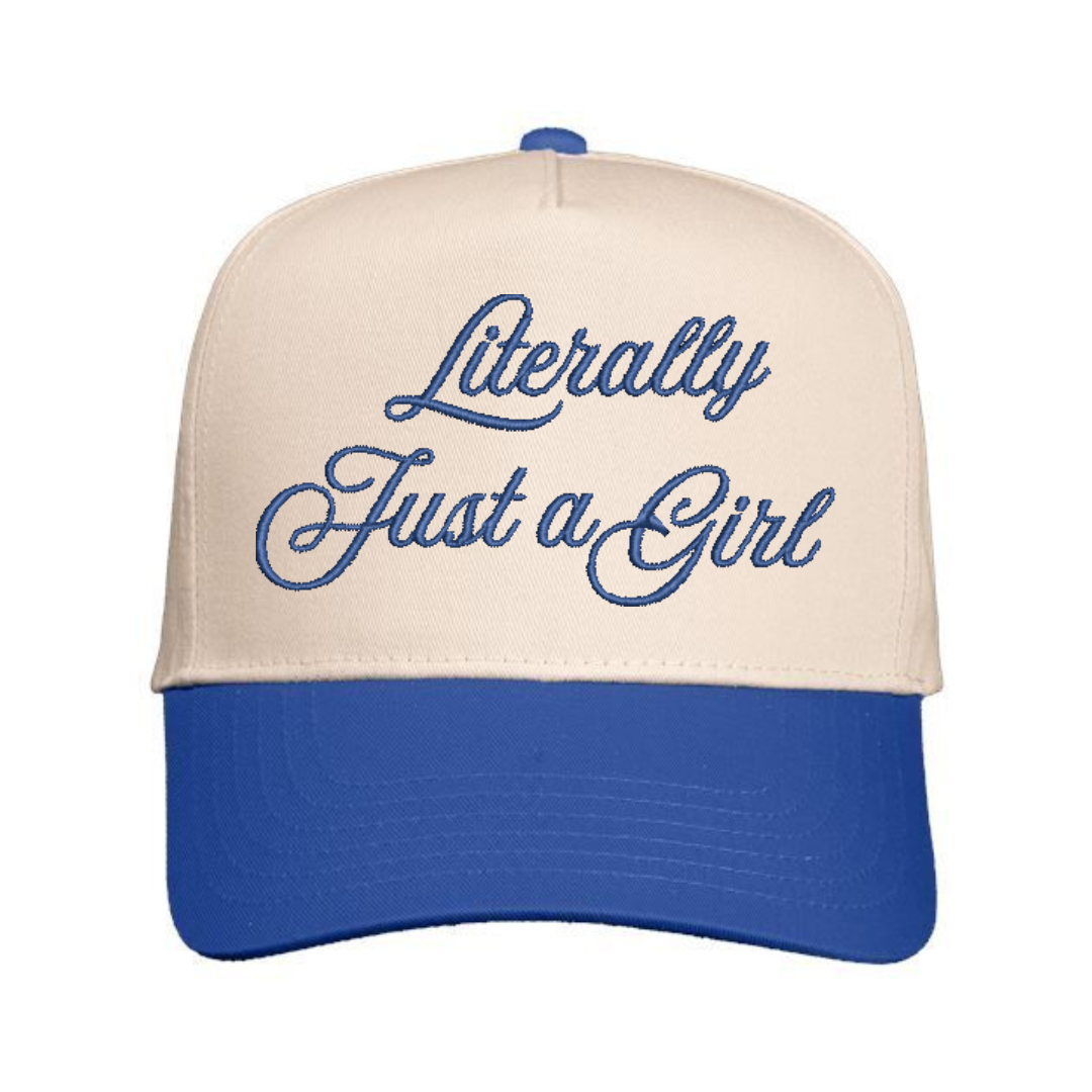 Just A Girl Snapback Hat