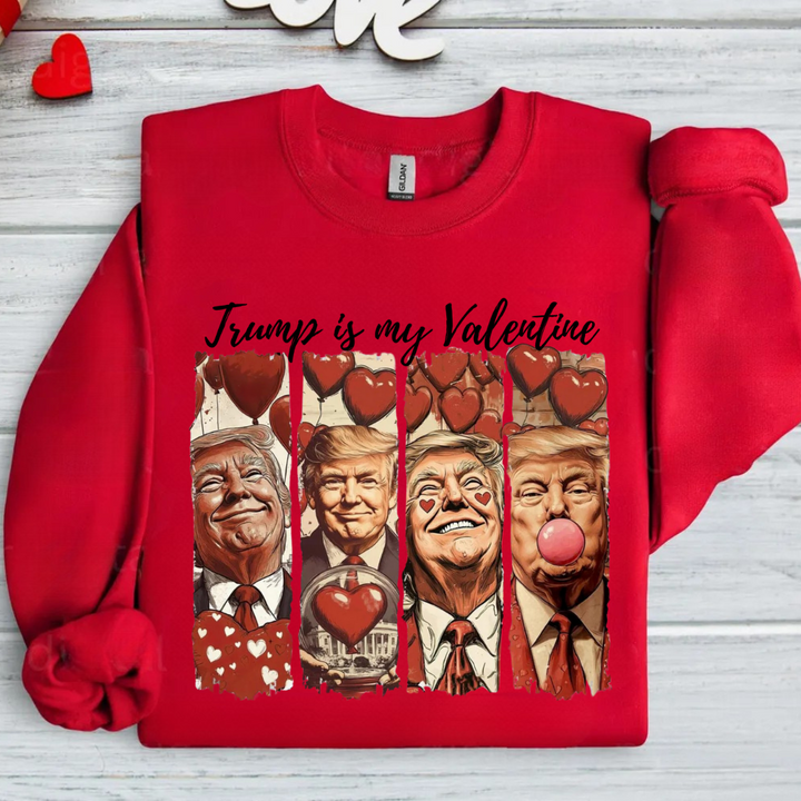 Over Print | Trump Is My Valentine Apparel