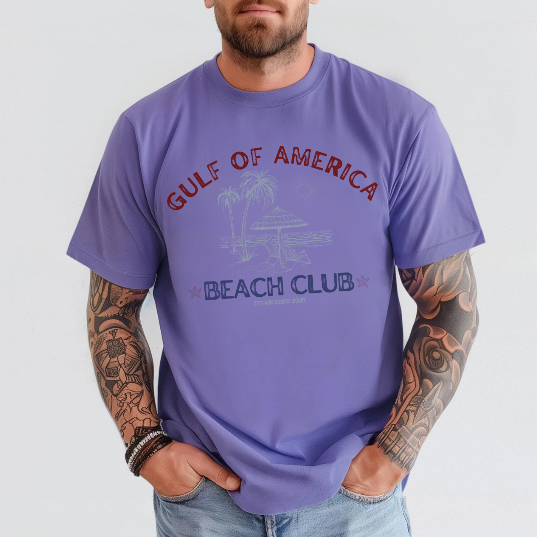 Gulf Of America Beach Club Tees