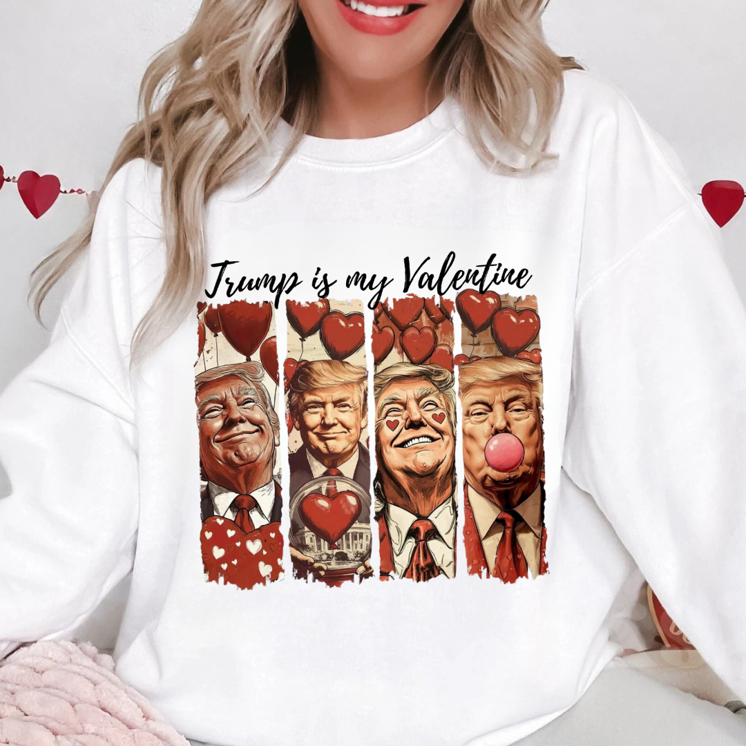 Over Print | Trump Is My Valentine Apparel