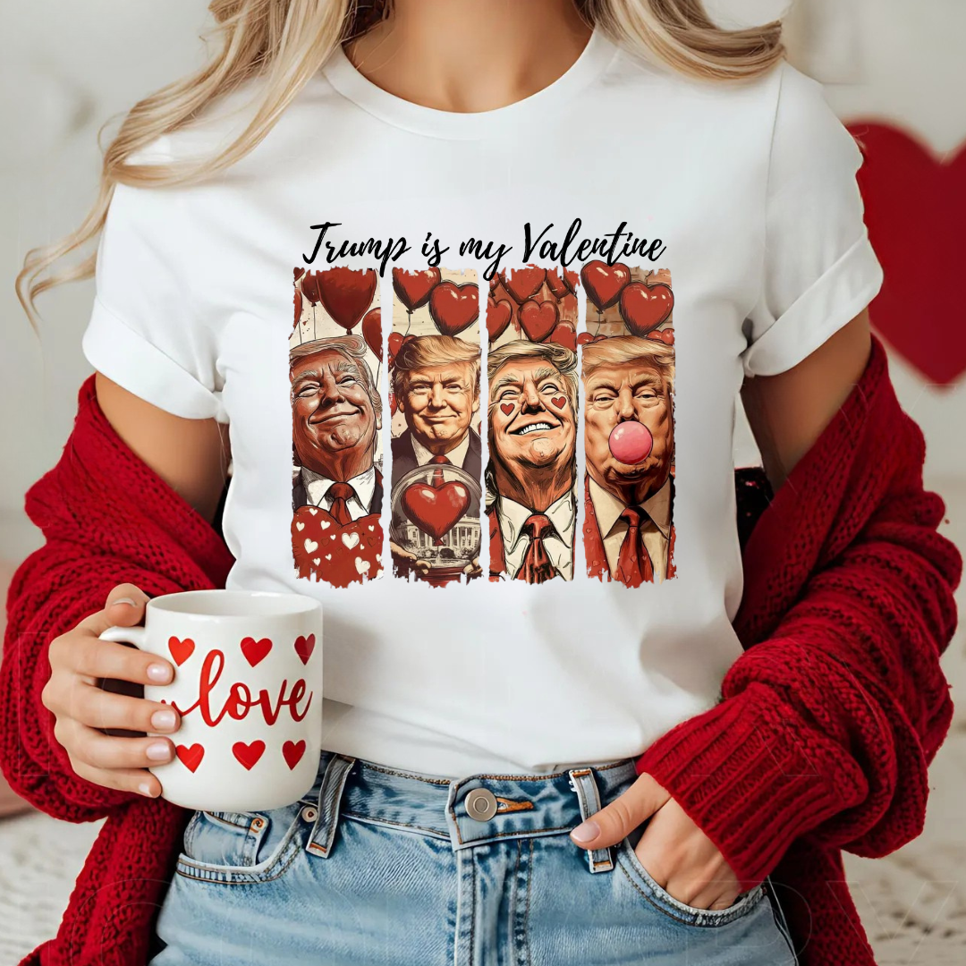 Over Print | Trump Is My Valentine Apparel