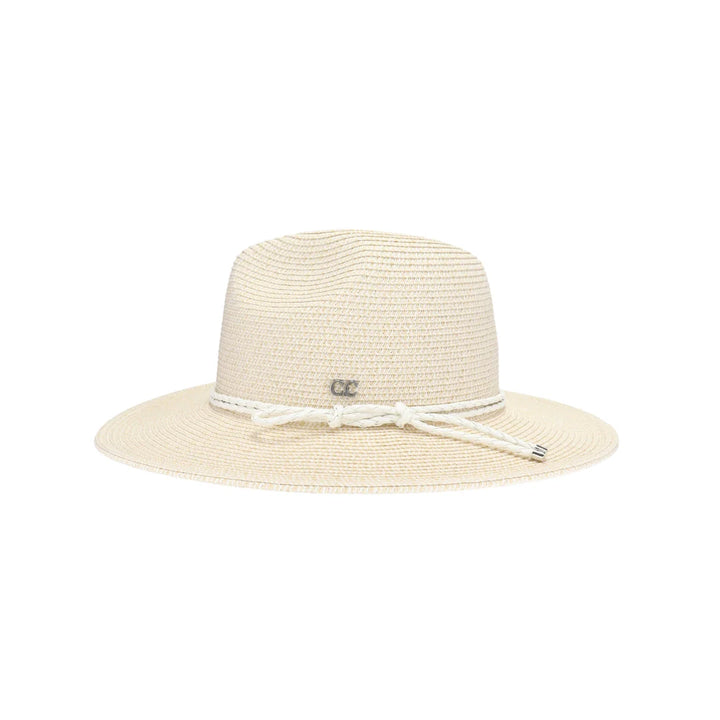 Leather Rope Panama Hat